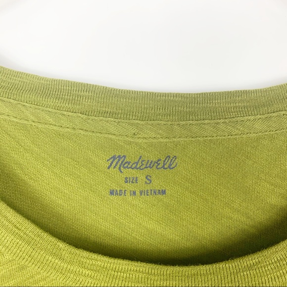 Madewell Olive Whisper Cotton Crewneck Top - Picture 4 of 6